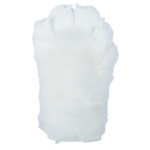 Fancy Five Finger Paw Gloves - White + Pink
