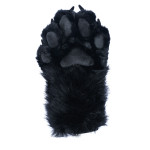 Fancy Five Finger Paw Gloves - Black