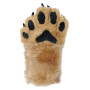 Fancy Five Finger Paw Gloves - Caramel + Black