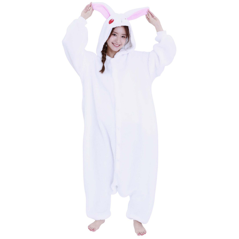 White Rabbit Kigurumi Onesie